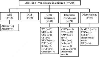 The etiology and differential diagnosis of “autoimmune hepatitis-like liver disease” in children: a single-center retrospective study